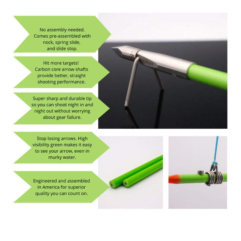 The Siren Carbon Core Arrow Arrows Loxley Bowfishing 